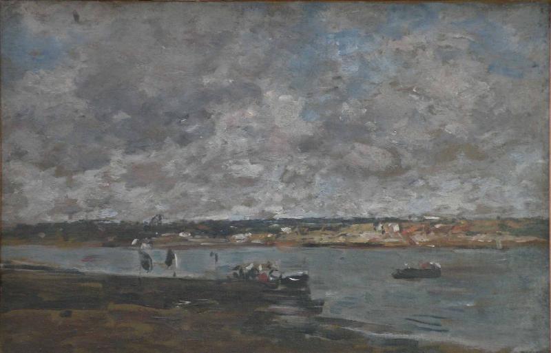 Eugene Boudin Lembouchure de la Touques